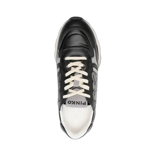 Leather Logo-Detail Sneakers