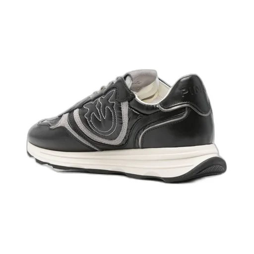 Leather Logo-Detail Sneakers