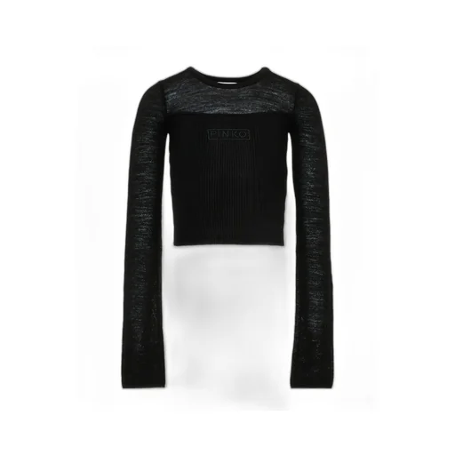 Long-Sleeved Ribbed-Knit T-Shirt