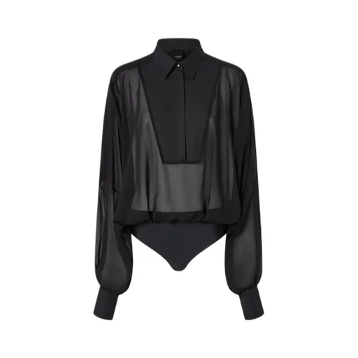 Button-Down Long-Sleeve Bodysuit