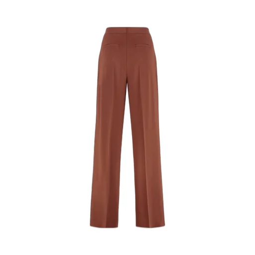 Wide-Leg Cady Trousers