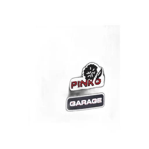 Logo Patch Wide Leg Bermuda Shorts
