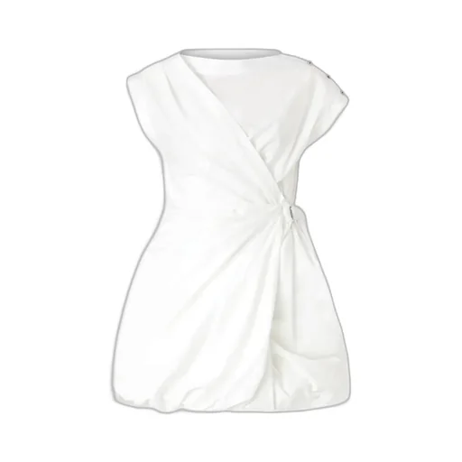Crisscross Short Shirt Dress