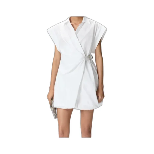 Crisscross Short Shirt Dress