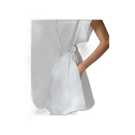 Crisscross Short Shirt Dress