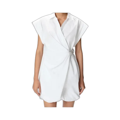 Crisscross Short Shirt Dress