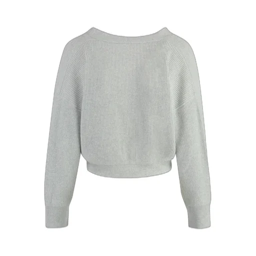 Wool Blend Knit Cardigan