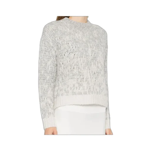 Patterned-Jacquard Lurex-Detail Sweater