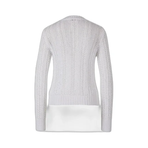 Shimmer Mesh Knit Sweater
