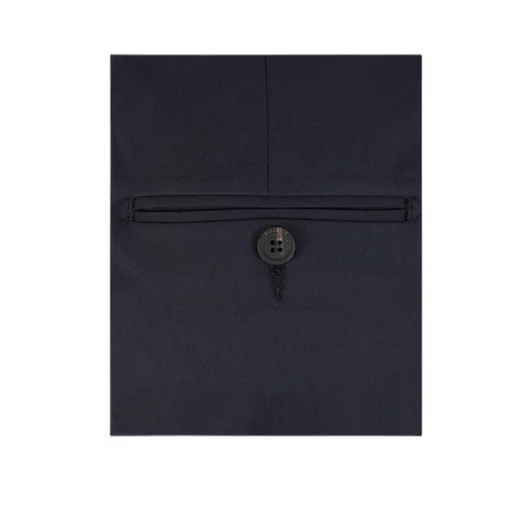 Slim-Fit Cotton Trousers