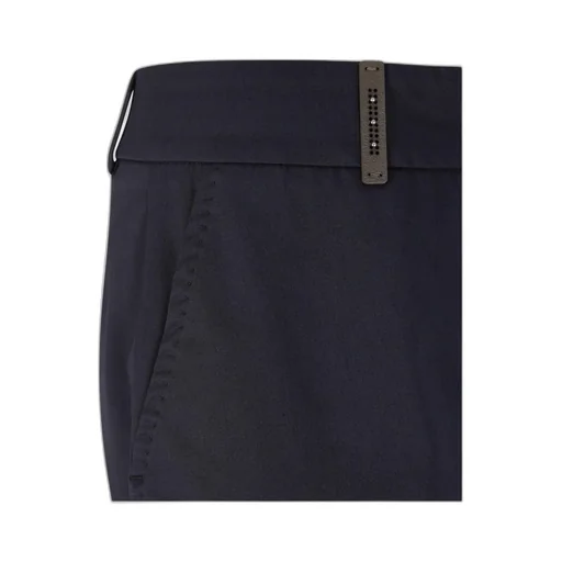 Slim-Fit Cotton Trousers