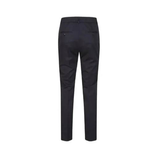 Slim-Fit Cotton Trousers
