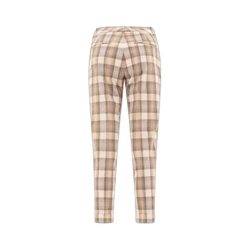 Plaid Tapered Pants
