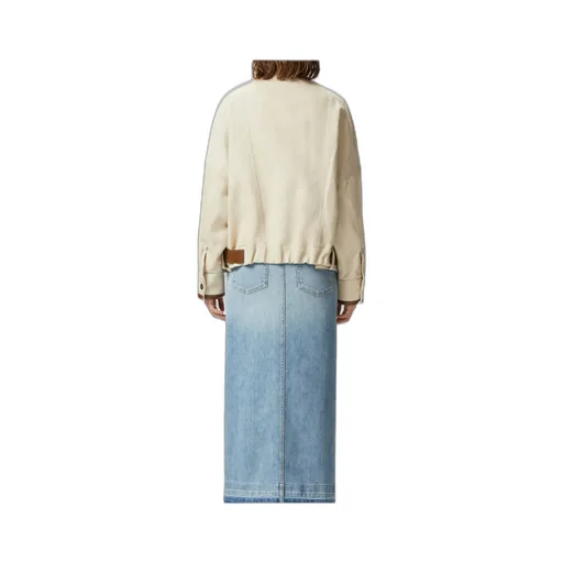 High Neck Belted Cropped Jacket