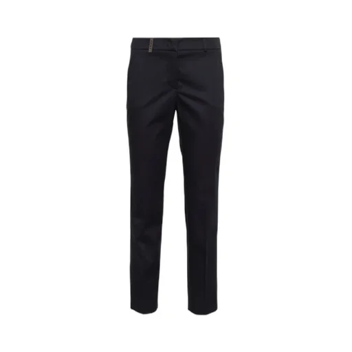Mid-Rise Stretched Tailored Trousers
