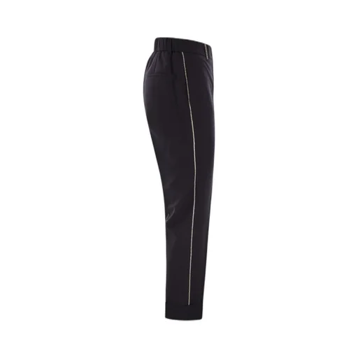 High-Waist Slim-Fit Pants