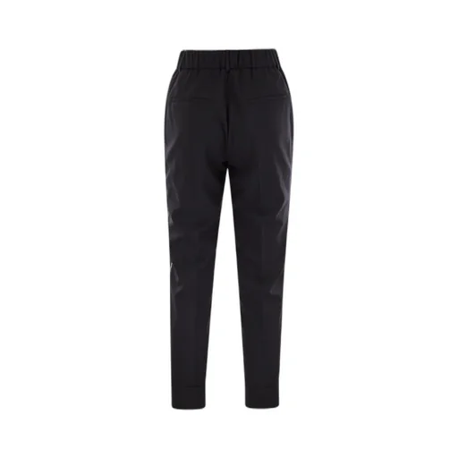 High-Waist Slim-Fit Pants