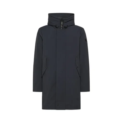 Long-Sleeved Parka Coat