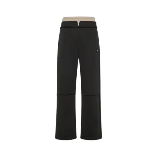 Fleece Joggers With Double Waist