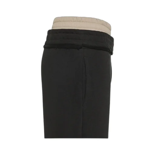 Fleece Joggers With Double Waist