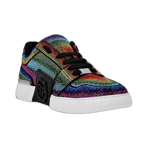 Strass Hexagon Lo-Top Sneakers