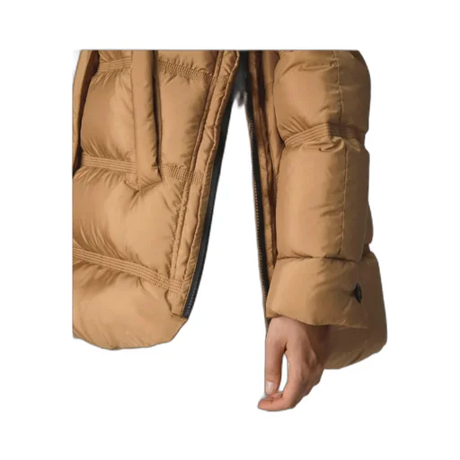 Puffer Jacket With Fur Trim