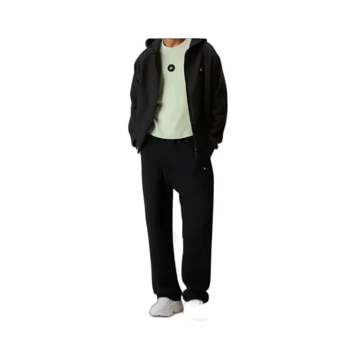 Fleece Joggers With Double Waist