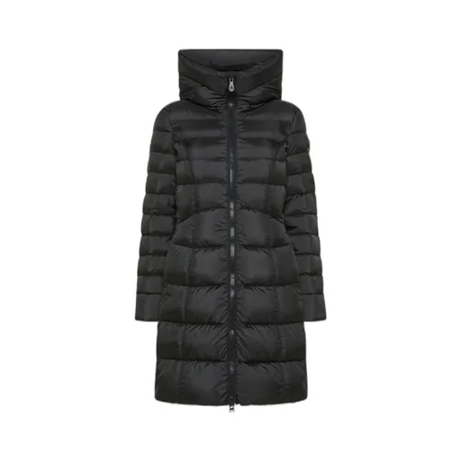 Hooded Quilted Down Jacket