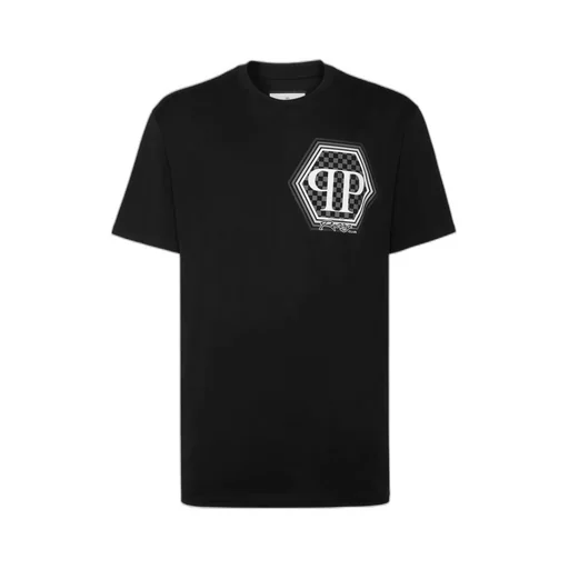Round Neck Ss Hexagon Jersey T-Shirt