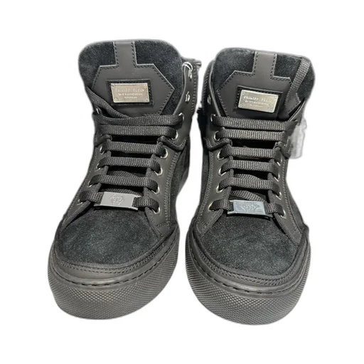 High-Top Lace-Up Sneakers