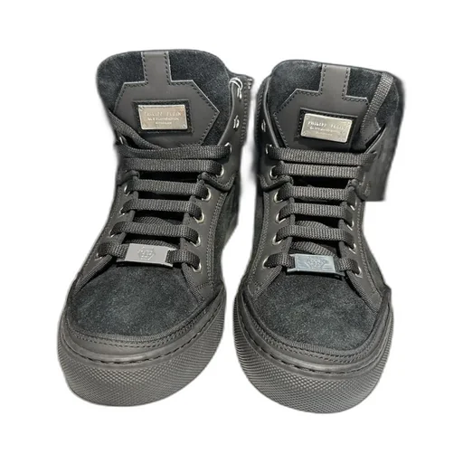 High-Top Lace-Up Sneakers