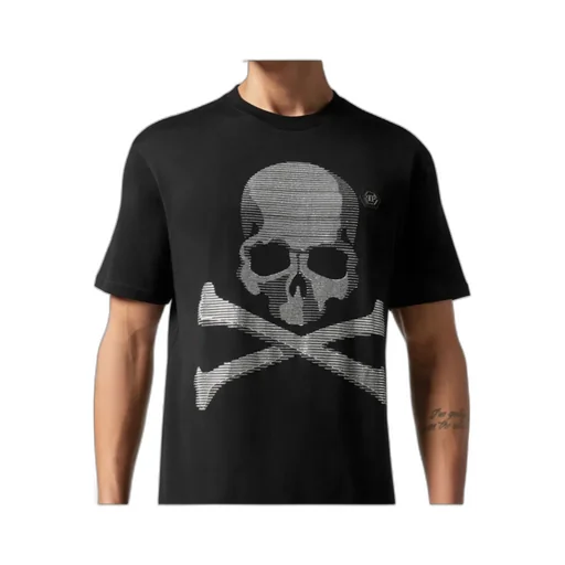 Skull Printed Crewneck T-Shirt