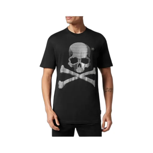 Skull Printed Crewneck T-Shirt