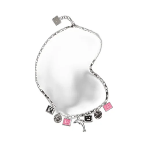 Face-Plaque Cable-Link Necklace