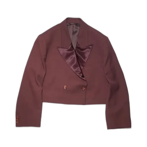 Double-Breasted Buttoned Jacket