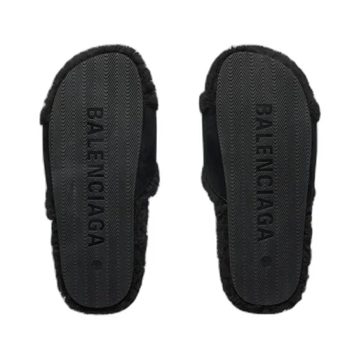 Furry Slide Sandal