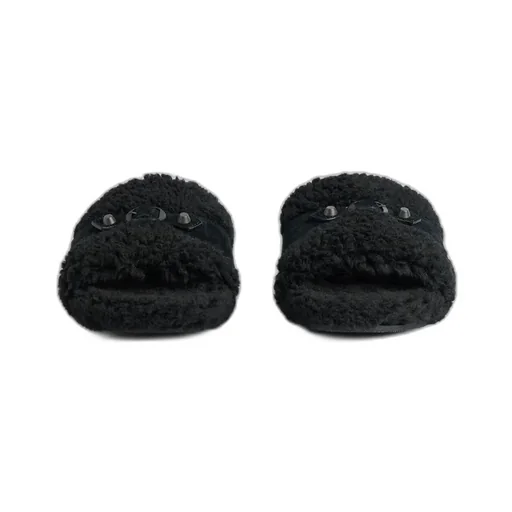 Furry Slide Sandal