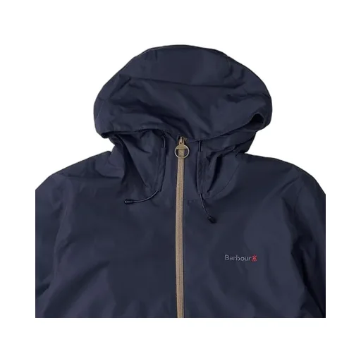 Logo-Embroidered Hooded Jacket