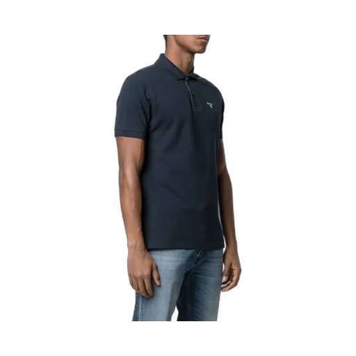 Logo Embroidered Short-Sleeved Polo Shirt