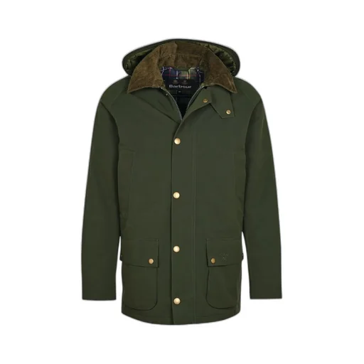 Button-Up Hooded Jacket
