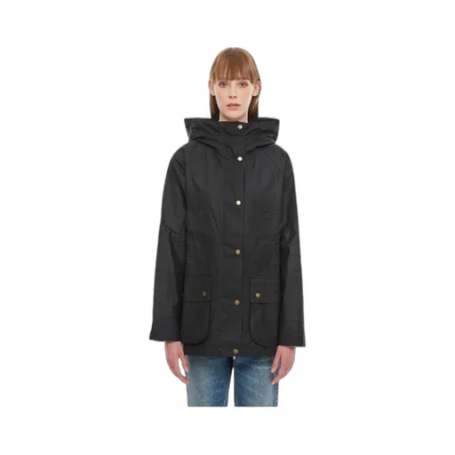 Press-Stud Hooded Jacket