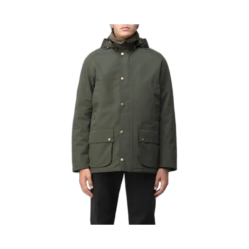 Button-Up Hooded Jacket