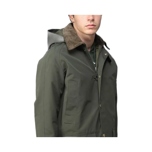 Button-Up Hooded Jacket
