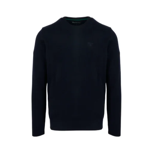 Logo Embroidered Crewneck Knitted Jumper