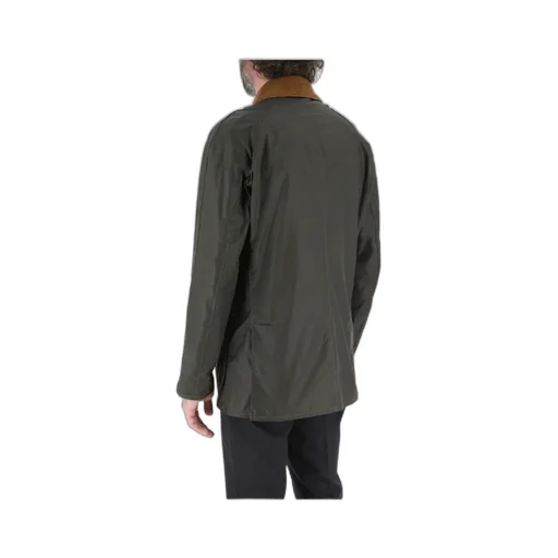 Contrasting-Collar Detail Jacket