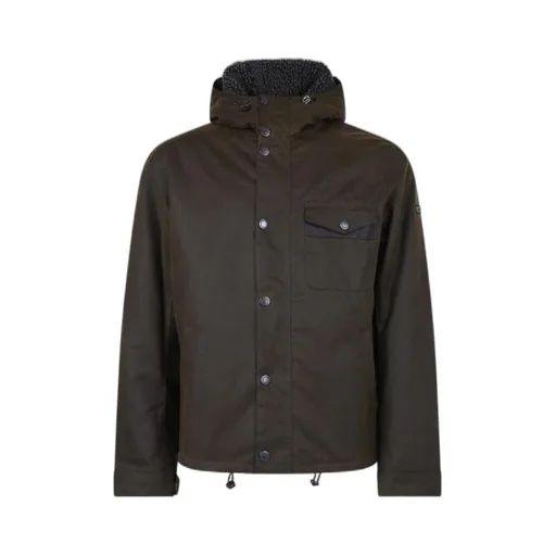 Button-Up Hooded Winter Jacket