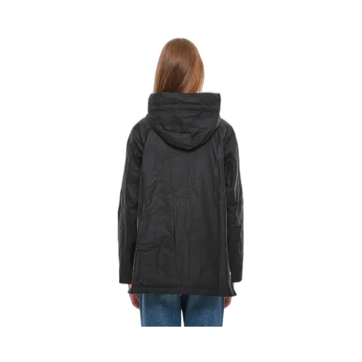 Press-Stud Hooded Jacket