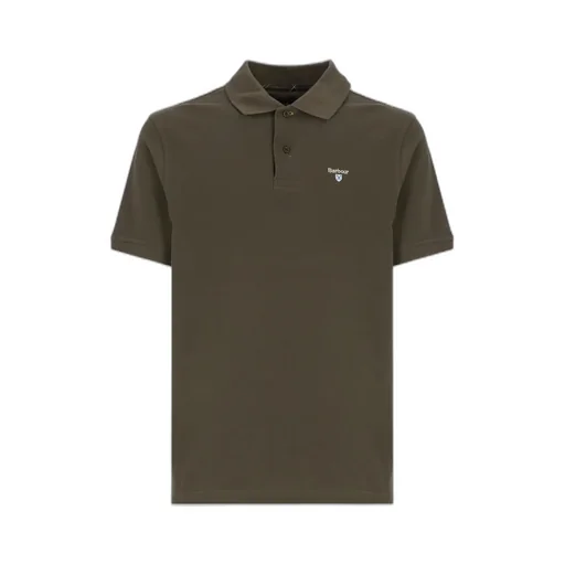 Logo Embroidered Short-Sleeved Polo Shirt