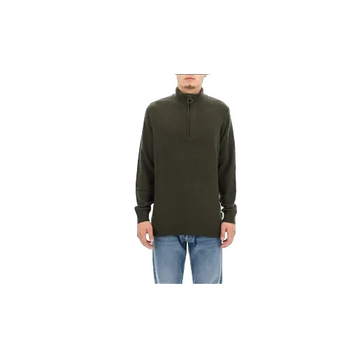 High-Neck Knitted Jumper