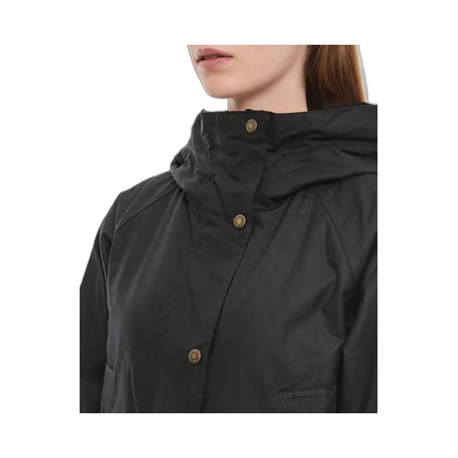 Press-Stud Hooded Jacket